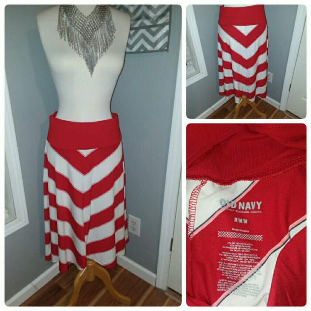 Chevron skirt